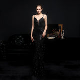 Sequin Evening Dress Sequined Fishtail Formal Dress