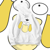 Men and Women Pokemon Pikachu Hoodie Pokémon Psyduck Hooded Sweater
