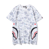 Bape T Shirt Short Sleeve Men and Women Loose-Fitting Casual T-shirt