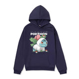 Men and Women Pokemon Pikachu Coat Men's Sweater Fleece-Lined Thickened Spring and Autumn
