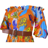 Women Bohemian Dress Women's Sexy Temperament Printed Dress