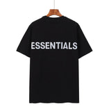 Fog Essentials Tshirts Fog Reflective Essentials Fear Of God High Street Loose Short Sleeve T-shirt Men and Women