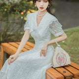 Women's cottagecore Dress Women's Summer Dress