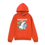 Men and Women Pokemon Pikachu Coat Men's Sweater Fleece-Lined Thickened Spring and Autumn