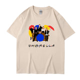 Friends Joy T Shirt Flower Men's and Women's Short-Sleeved T-shirt