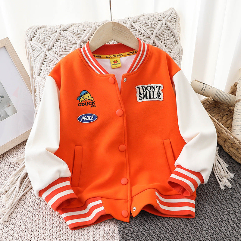 Children Baseball Jacket Children's Clothing Spring Coat Boys' Baseball Jacket