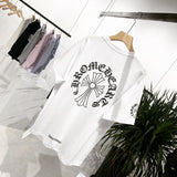 CHH Chrome Heart T Shirt Spring/Summer Printed Short-Sleeved T-shirt Men's and Women's Tops