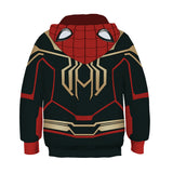 Spider Man Hoodie Pullover Zip-up Shirt Hooded