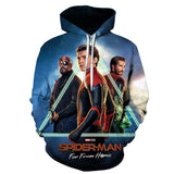 Men Spider Hoodie Marvel Series Sweater 3D Printing Autumn and Winter