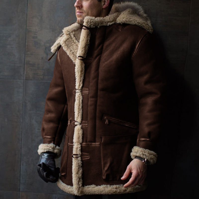 Bane Coat Fur Integrated Hooded