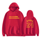 In Memory of Kobe Hoodie Loose Hooded Sweater