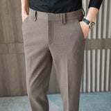 Men Trousers Pants Men's Thick Wool Casual Trousers