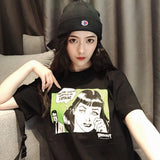 Thrasher T Shirt Summer Flame Loose Painting Printed T-shirt Man