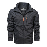 Tactics Style Men Outdoor Windproof Coat Men Casual Jacket Spring and Autumn plus Size Jacket Men Outdoor Hooded