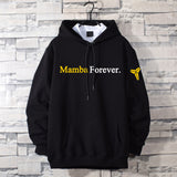 In Memory of Kobe Hoodie Commemorative Kobe No. 24 Signature Printed Hooded Cotton Sweater