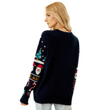 Black Christmas Sweater Christmas Tree Sweater Ice Man Thick Sweater
