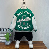 Toddler Boys Jackets Boy's Autumn Coat Children's Baseball Uniform