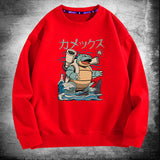 Men and Women Pokemon Pikachu Hoodie Pokémon Squirtle Crew Neck Pullover Sweatshirt