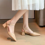 Nude Wide Fit Block Heels