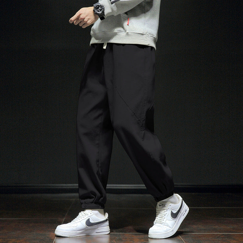 Men Cargo Pants Spring and Autumn New Loose Cargo Pants Men's Casual Pants