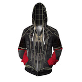 Men Spider Hoodie 3D Printed Cardigan Hoodie