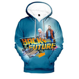 Back to the Future Costume 3D Digital Printing Hoodie Sweater