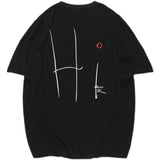 Men T Shirt Summer Casual Tops Men's Clothes Summer Wear Vintage Men's round Neck Short Sleeve Casual Loose Letter Embroidery T-shirt