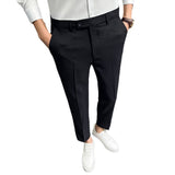 Men Trousers Summer Thin Men Small Suit Pants