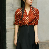 Women Cottagecore Dress Spring Vintage Shirt Skirt
