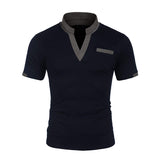 Polo Shirts Spring/Summer Polo Shirt Color Matching Men