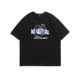 Men T Shirt Summer Casual Tops Men's Clothes Summer Wear Retro Men's round Neck Short Sleeve Casual Large Letter Printed T-shirt Fashion