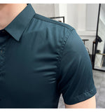 Men Shirts Soft Short Sleeve Shirt