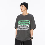 Man Summer T Shirt Letter Print