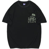 Men T Shirt Summer Casual Tops Men's Clothes Summer Wear Retro Men's round Neck Short Sleeve Casual Loose Little Man Printed T-shirt