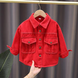 Toddler Boys Sweater Boy's Cowboy Shirt Coat