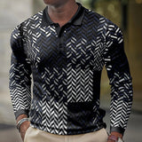 Polo Shirts Autumn and Winter Polo Shirt Long Sleeve Men
