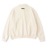 Essentials Polo Shirt Foot of God Double Line Polo Terry Lapel Loose Sweater