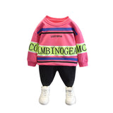 Toddler Boys Sweater Boys' round-Neck Pullover Spring and Autumn Clothing