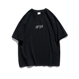 Men's T-shirt Cartoon Bear Short Sleeve T-shirt Men's High Street Loose Trendy Reflective Half Sleeve