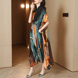 Women's Exotic Dresses Summer Shirt Dress Women's V-neck Loose Printed Dress
