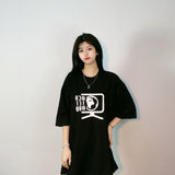 Cavempt CE Cave @ MPT C.E Retro TV Earth Print Men's and Women's Short-Sleeved T-shirt