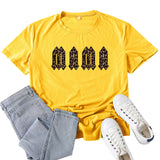 Boy Mama T Shirt Leopard Mama Letter Print T-shirt