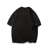 Men T Shirt Summer Casual Tops Men's Summer Retro Men's round Neck Short Sleeve Casual Loose Letter Printed T-shirt Fashion