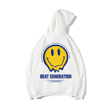 Smiley Face Hoodie Hooded Sweater Men's Couple's Shirts Tide