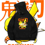 Men and Women Pokemon Pikachu Hoodie Anime Hooded Sweater