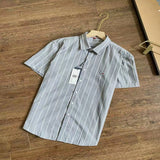 Tommy T Shirts Tommy Embroidered Striped Short Sleeve Shirt Summer