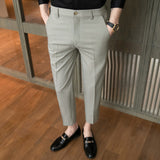 Men Trousers Minimalist Thin Casual Pants