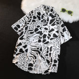 Men's Shirts Summer Men's Printed Shirt Short Sleeve Casual Men's Clothing
