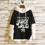 Juice WRLD in Loving Memory Hoodie Rapper Juice WRLD Fashion Fake Two Pieces Sweatshirt