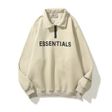 Kanye West Sunday Service Sweatshirt Autumn And Winter Zipper Drop-Shoulder Sweatshirt